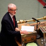 Jeremy Corbyn en una intervención en el Parlamento británico /Reuters