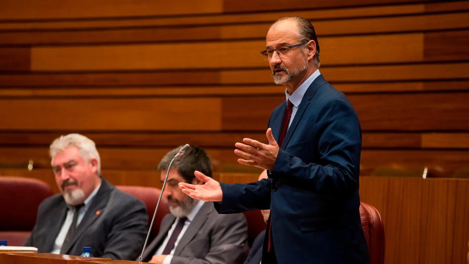 Luis Fuentes interviene en un pleno de la pasada legislatura