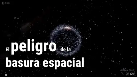 Los satélites y la Estación Espacial Internacional, en peligro por la elevada concentración de basura espacial