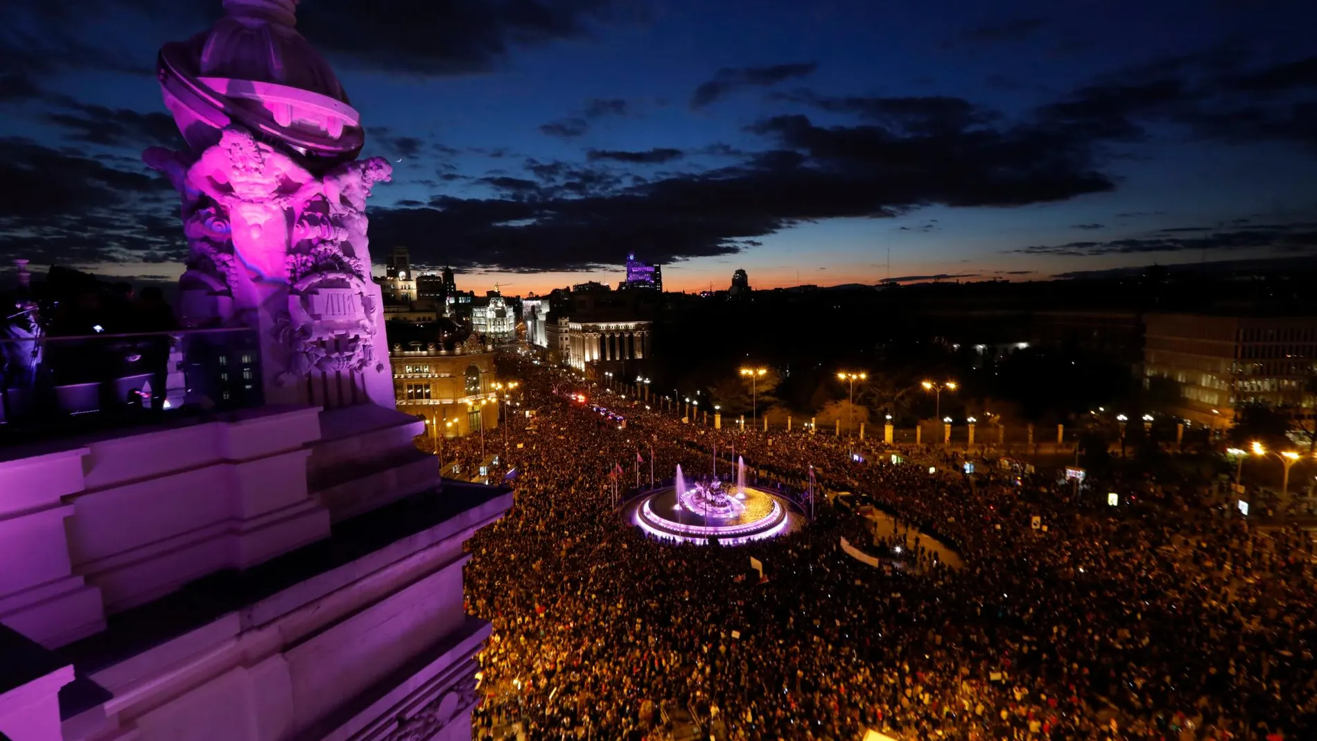 Manifestación del día 8 de marzo en Madrid