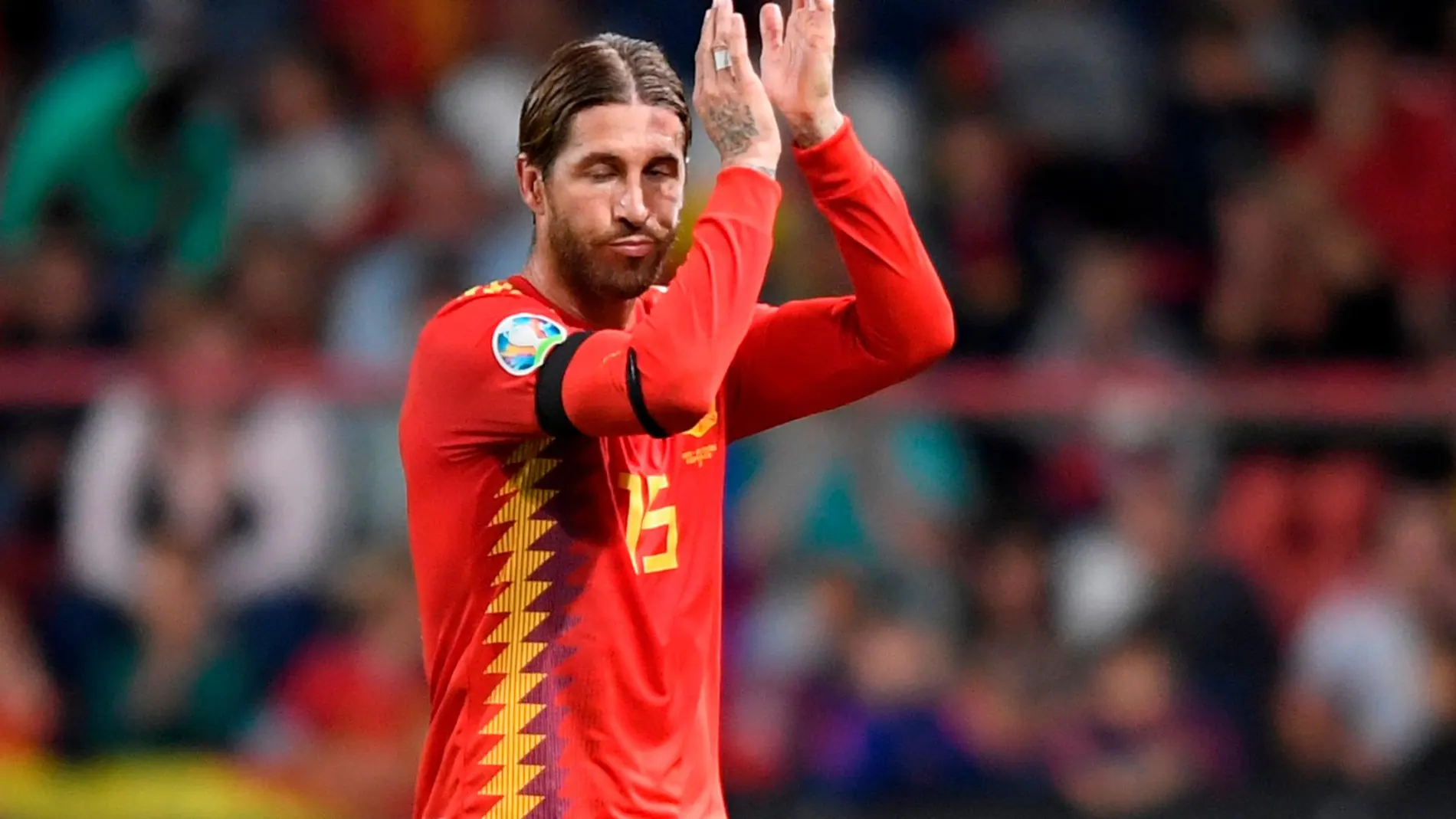 El capitán de la Selección, Sergio Ramos