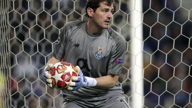 Casillas, en uno de los últimos partidos que jugó con el Oporto