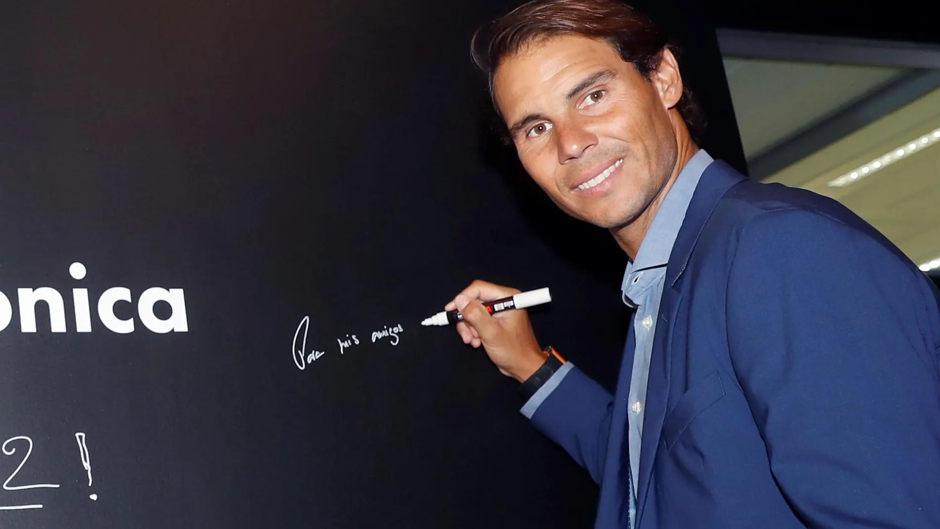 Nadal, en uno de sus últimos actos antes de la boda que celebrará este sábado