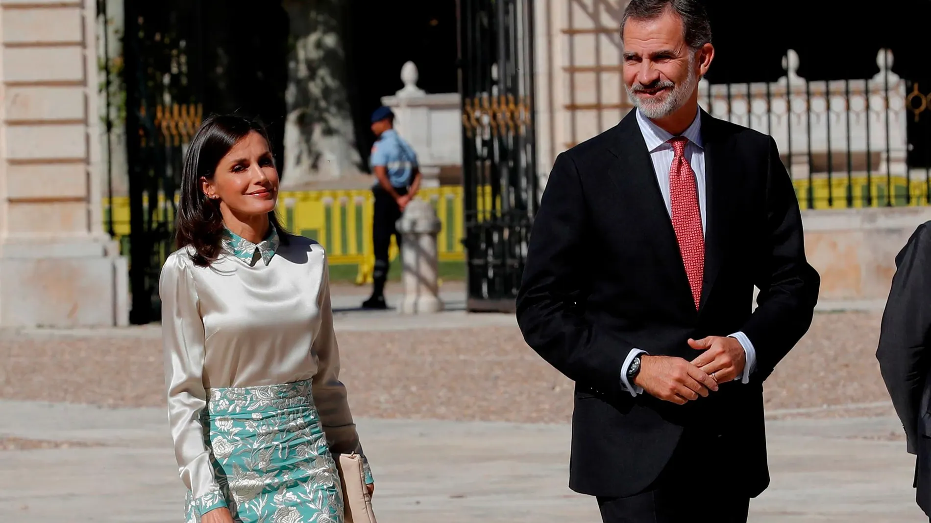 Los Reyes en el Palacio de Aranjuez /Foto: Efe