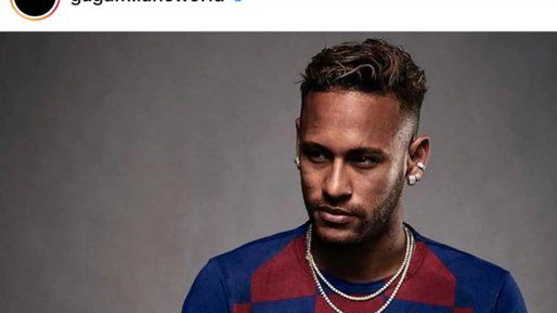 La primera imagen de Neymar con la camiseta del Barcelona