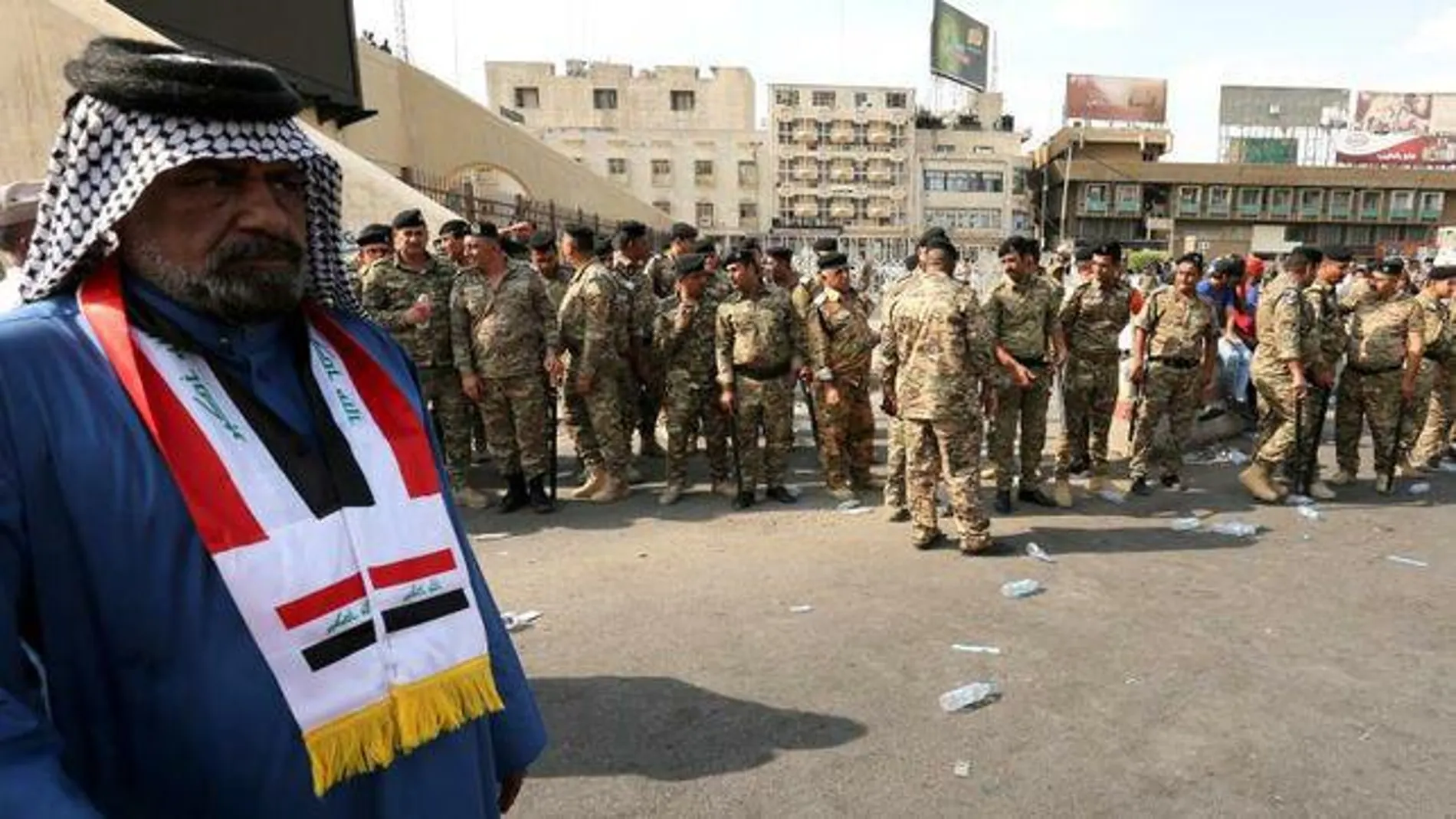 Protestas en Irak contra el Gobierno/EFE