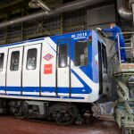 Imagen de un vagón de Metro afectado por el amianto