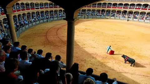 La plaza data de 1785 y fue inaugurada por Pedro Romero y Pepe-Hillo. Foto: Efe