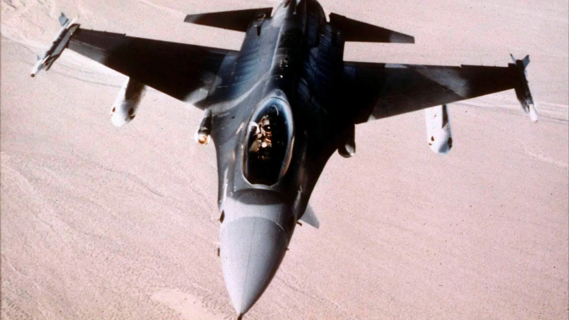 Un F-16 del Ejército de EE UU/Foto: Reuters