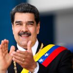 Nicolás Maduro durante el desfile militar para conmemorar los 208 años del independentismo venezolano