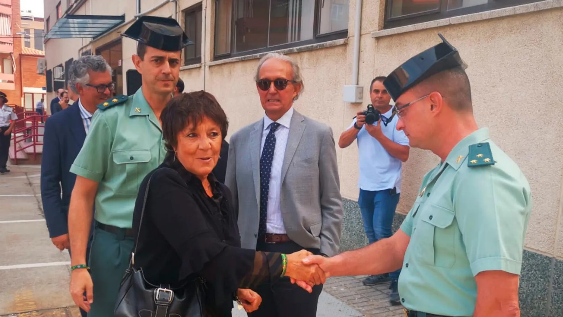 La delegada del Gobierno en los actos de la Guardia Civil en Palencia