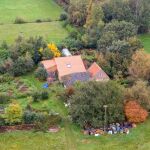 Imagen aérea de la granja donde estaba retenidos los miembros de la familia