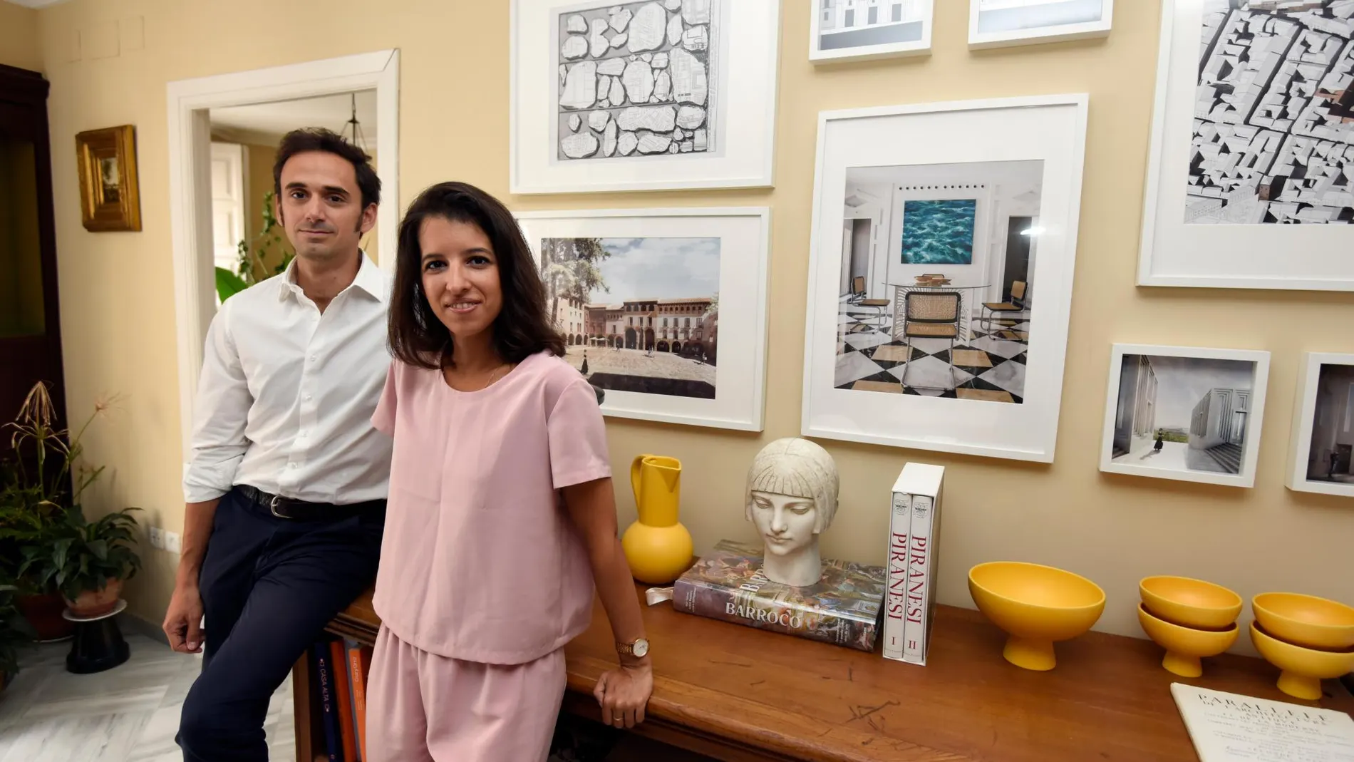 Los arquitectos Abelardo Linares y Elena Jiménez /Foto: Ke-Imagen