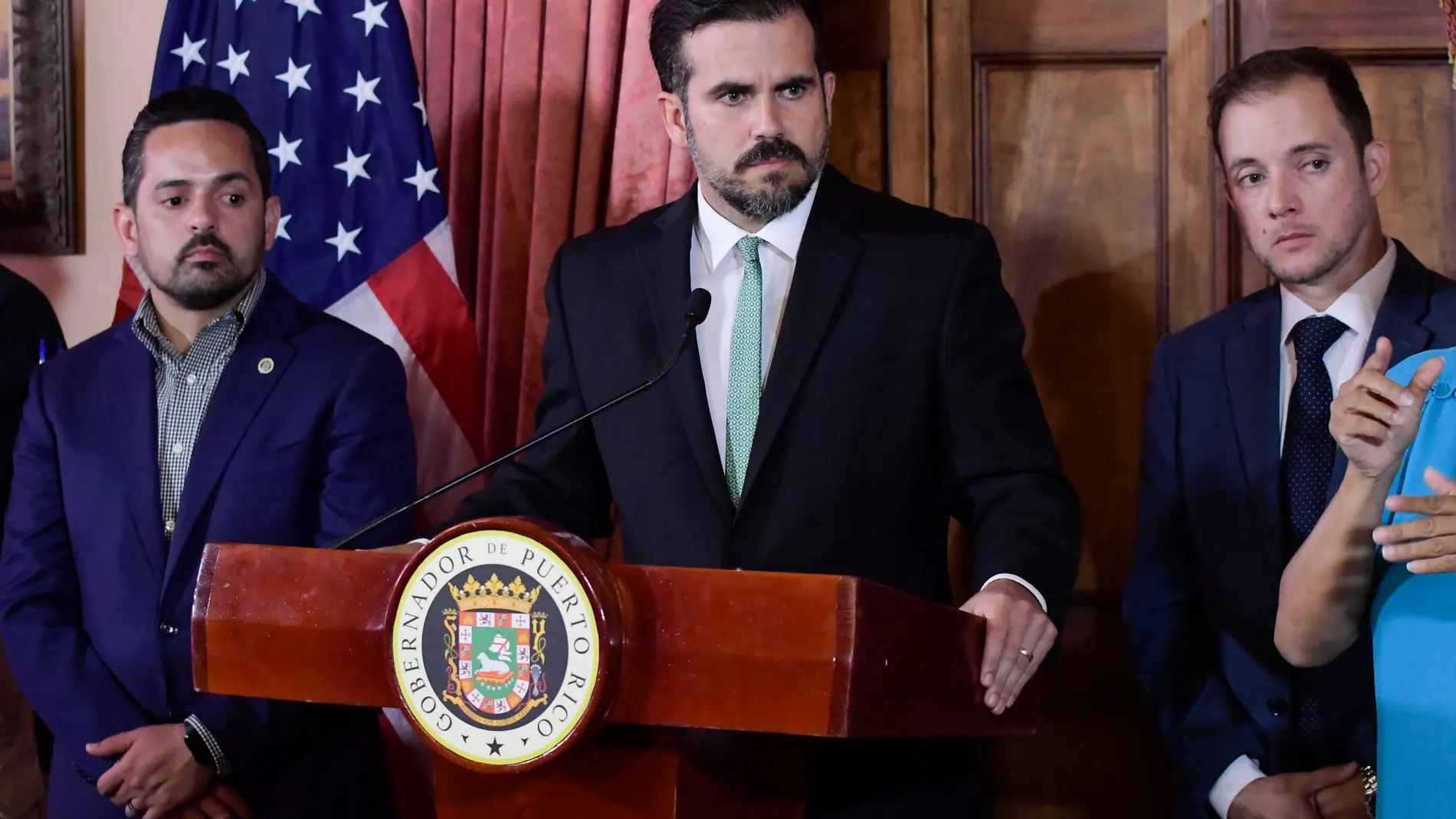 El gobernador de Puerto Rico Ricardo Rosselló/AP