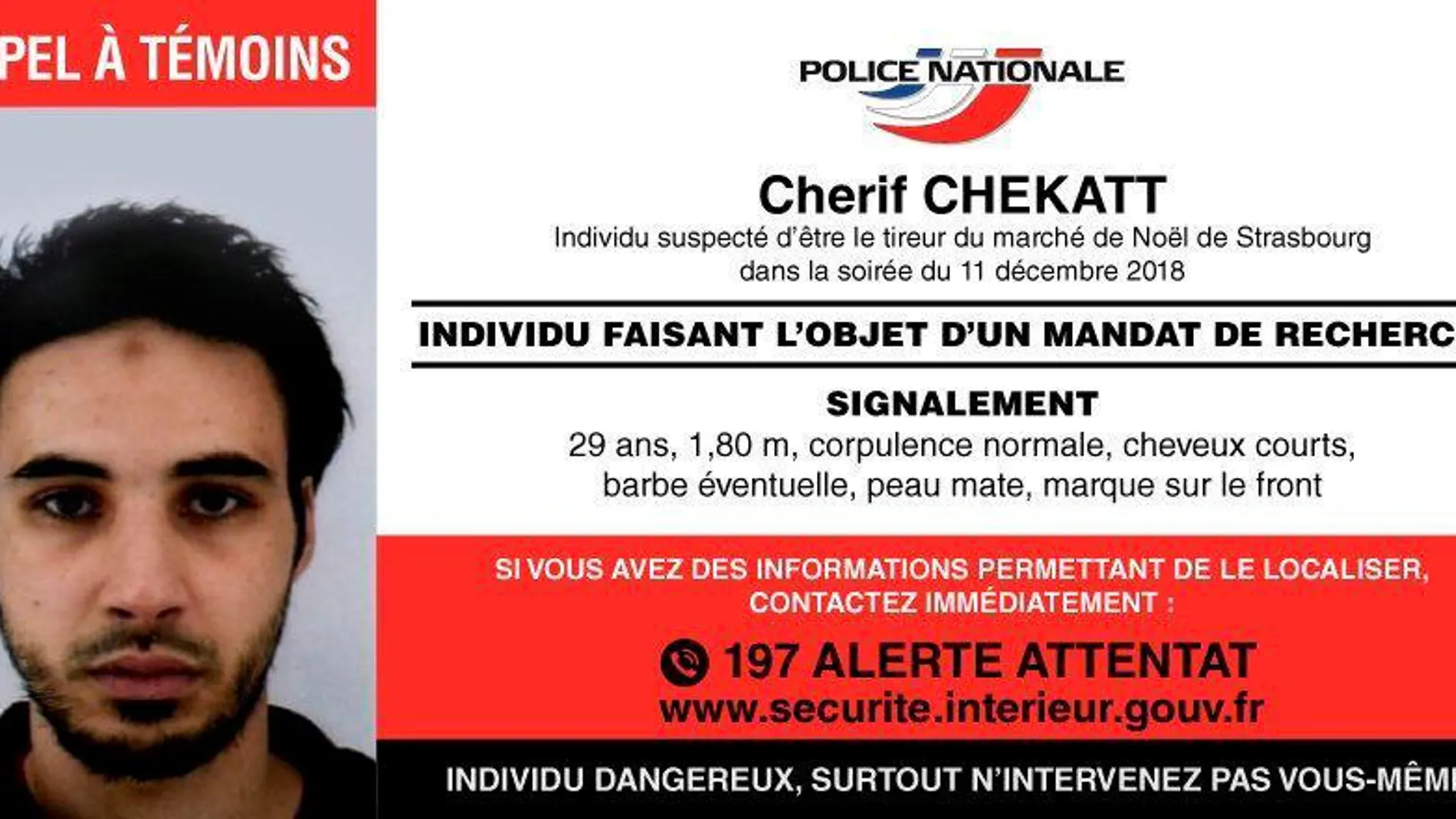 Chérif Chekatt, que perpetró el tiroteo de Estrasburgo en diciembre de 2018, se radicalizó tras varias encarcelaciones