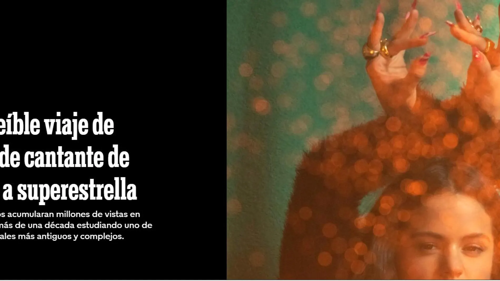 “New York Times” dedica su portada y un extenso artículo a la cantante Rosalía