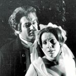 Brigitte Fassbaender, que acaba de cumplir 80 años, junto a Domingo en el montaje de «Werther» de 1978. La mezzo asegura que el cantante trató de que sucumbiera a sus pretensiones. Foto: Bayerische Staatsoper