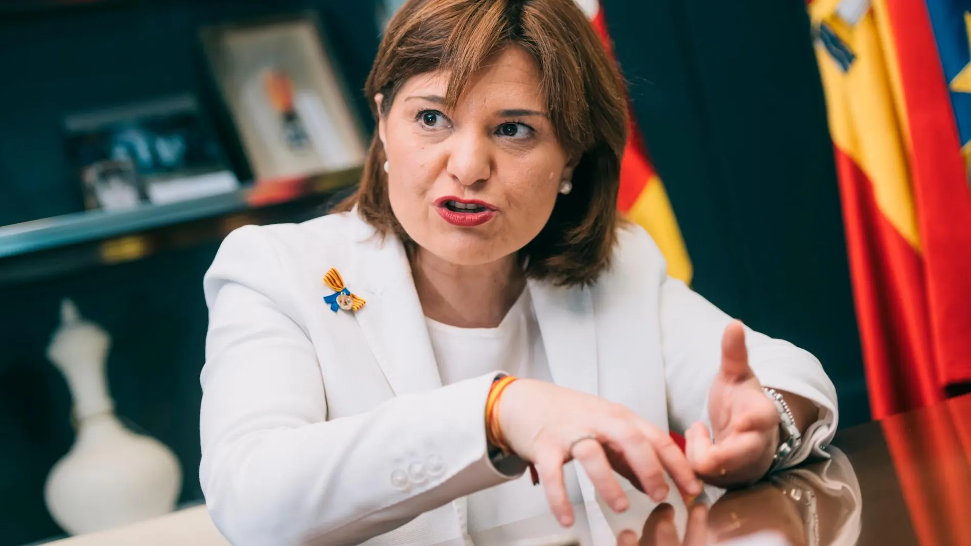 La presidenta del PP de la Comunitat Valenciana y portavoz de los populares en Les Corts, Isabel Bonig