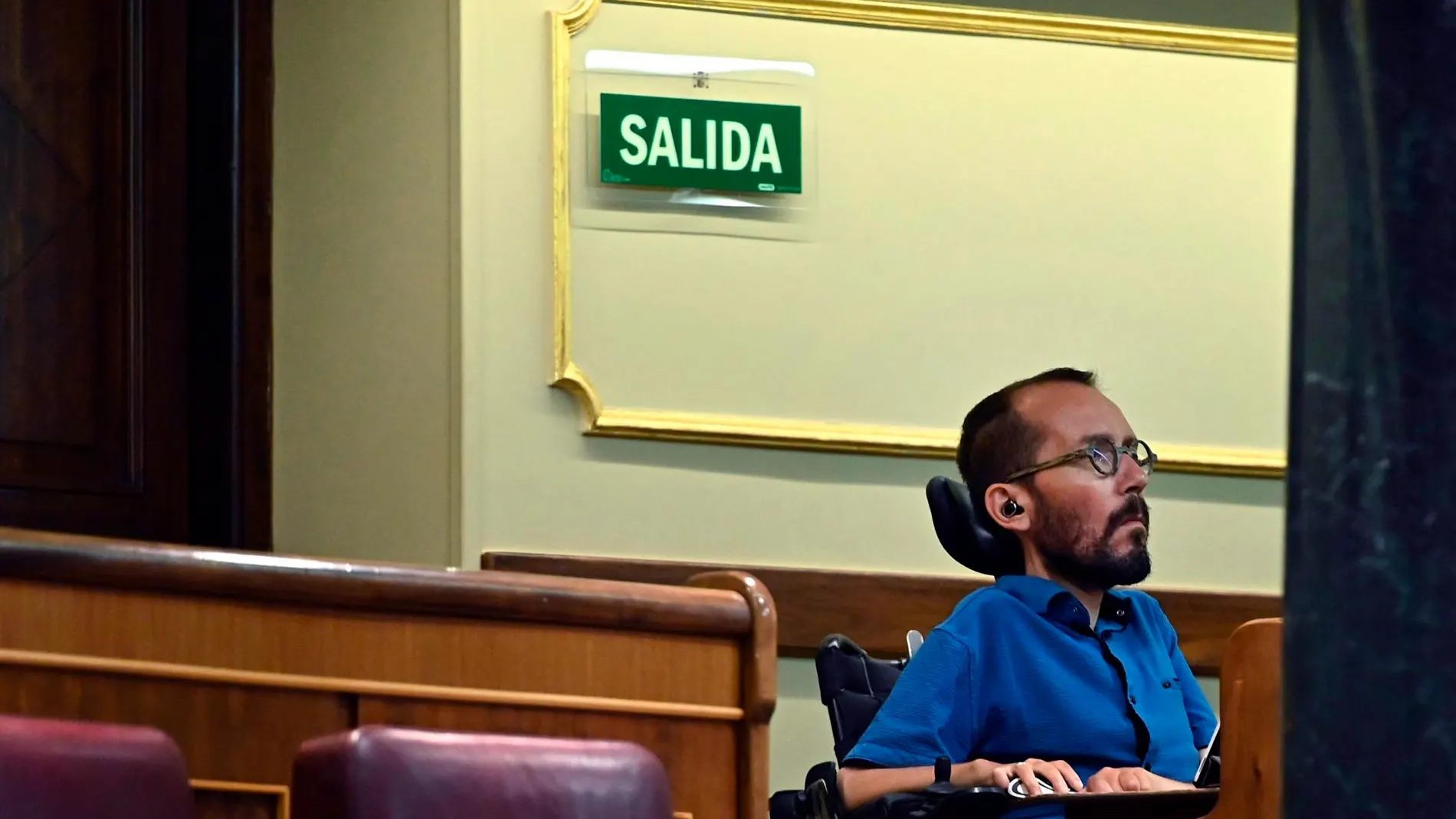 Pablo Echenique en el Congreso de los Diputados