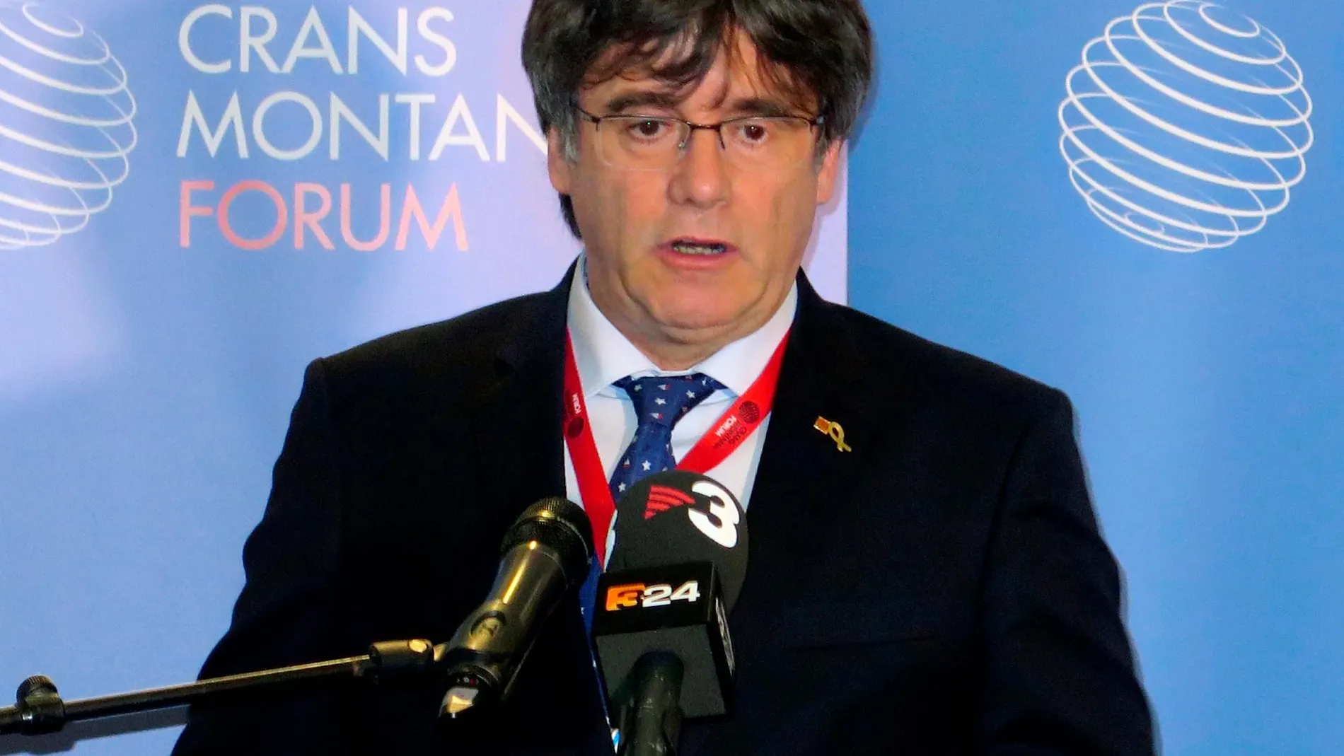 El expresidente de la Generalitat de Cataluña, Carles Puigdemont