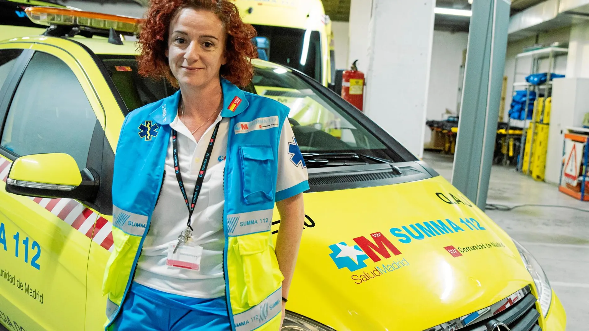 Esther González, una de las seis personas que incorporaron el pasado 15 de julio a la plantilla de psicólogos clínicos del Summa 112 / Foto: DAVID JAR