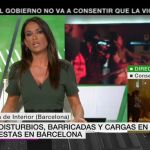 Telecinco y Cuatro, ausentes en la cobertura por las protestas de Cataluña