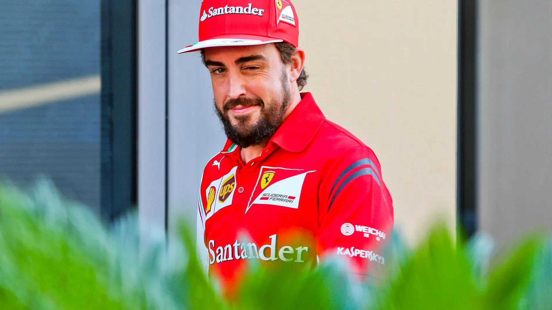 Fernando Alonso, en el Gran Premio de Abu Dabi en 2014