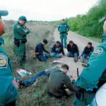 La Guardia Fronteriza de EE UU detiene a varios sospechosos de cruzar ilegalmente Río Grande para entrar en territorio americano