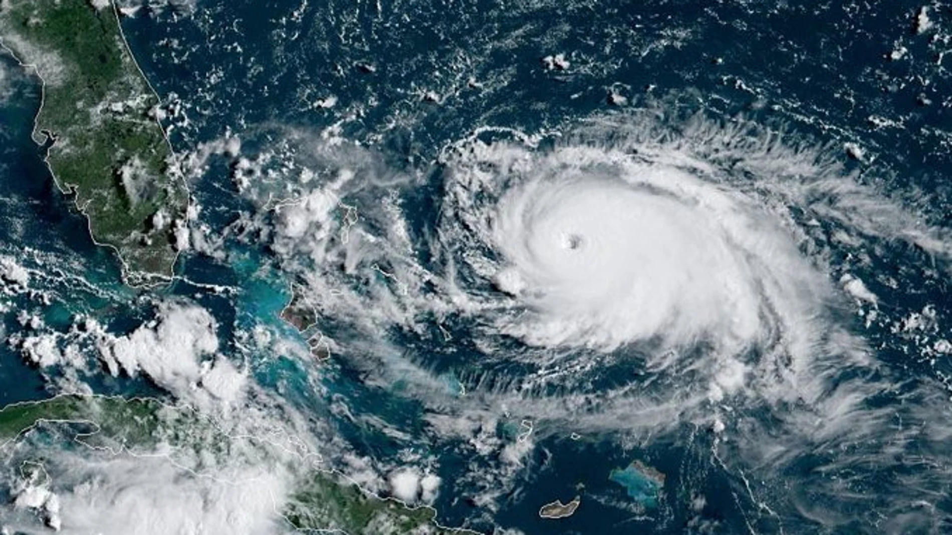 El huracán Dorian en una imagen de satélite