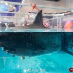 Imagen del tiburón espía del gobierno chino