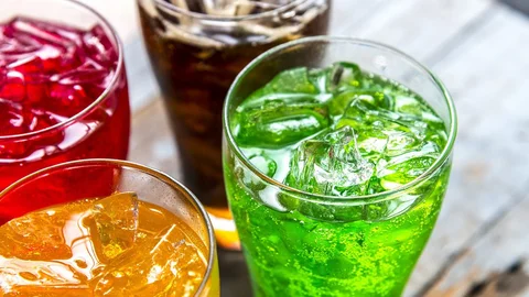 En la imagen, bebidas azucaradas
