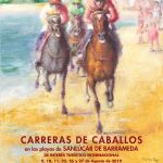 Cartel anunciador de las Carreras de Caballos de Sanlúcar de Barrameda, obra de María Luisa Rey / La Razón