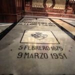 Tumba de Queipo de Llano en la basílica de la Macarena de Sevilla /Foto: Manuel Olmedo