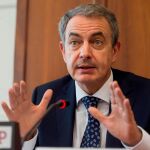 José Luis rodríguez Zapatero durante el curso “Los objetivos de desarrollo sostenible: un compsomiso y realidad emergente en un mundo polarizado” que ofertaba la Universidad Internacional Menéndez Pelayo/EFE