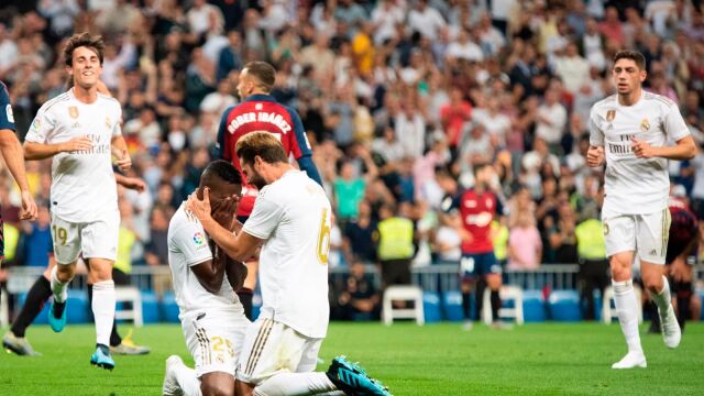 Un momento del partido