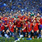 España celebra su título