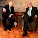 Boris Johnson y Jean-Claude Juncker durante su encuentro en Luxemburgo/EFE