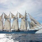 El buque escuela “Juan Sebastián de Elcano”
