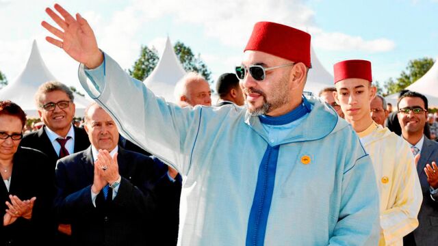 El rey Mohamed VI de Marruecos