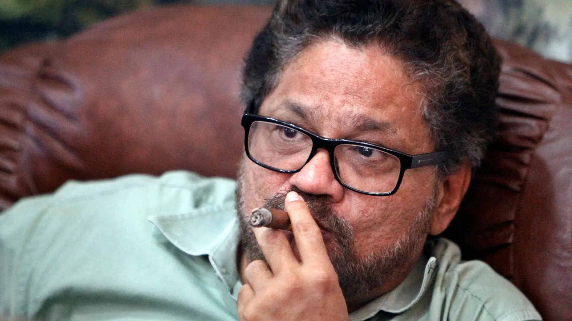 El jefe negociador de las FARC, Luciano Marín alias "Iván Márquez", en una foto de archivo