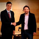 Reunión entre PSOE y Podemos del pasado día 9 de julio