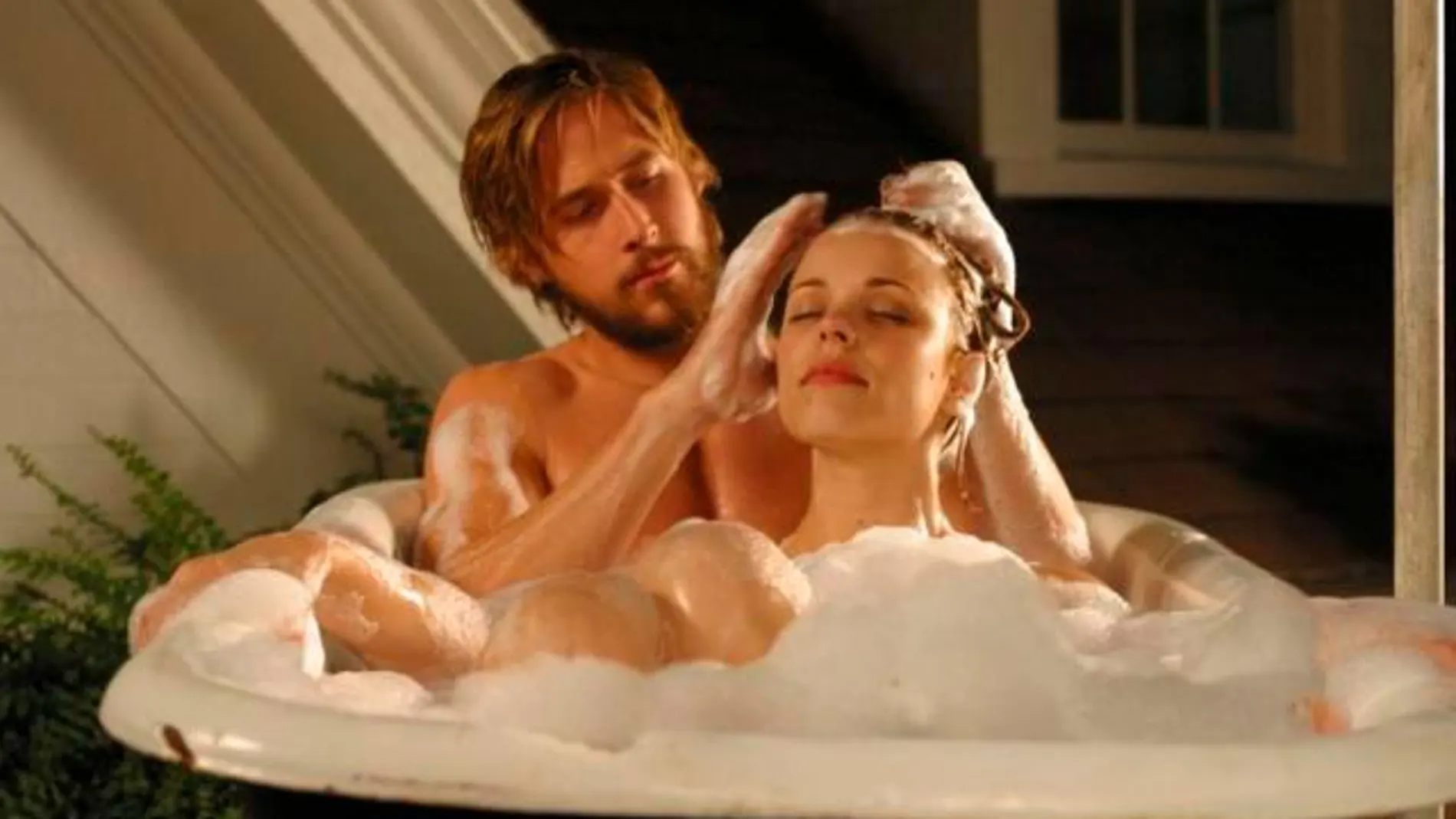 Ryan Gosling y Rachel McAdams en El diario de Noa