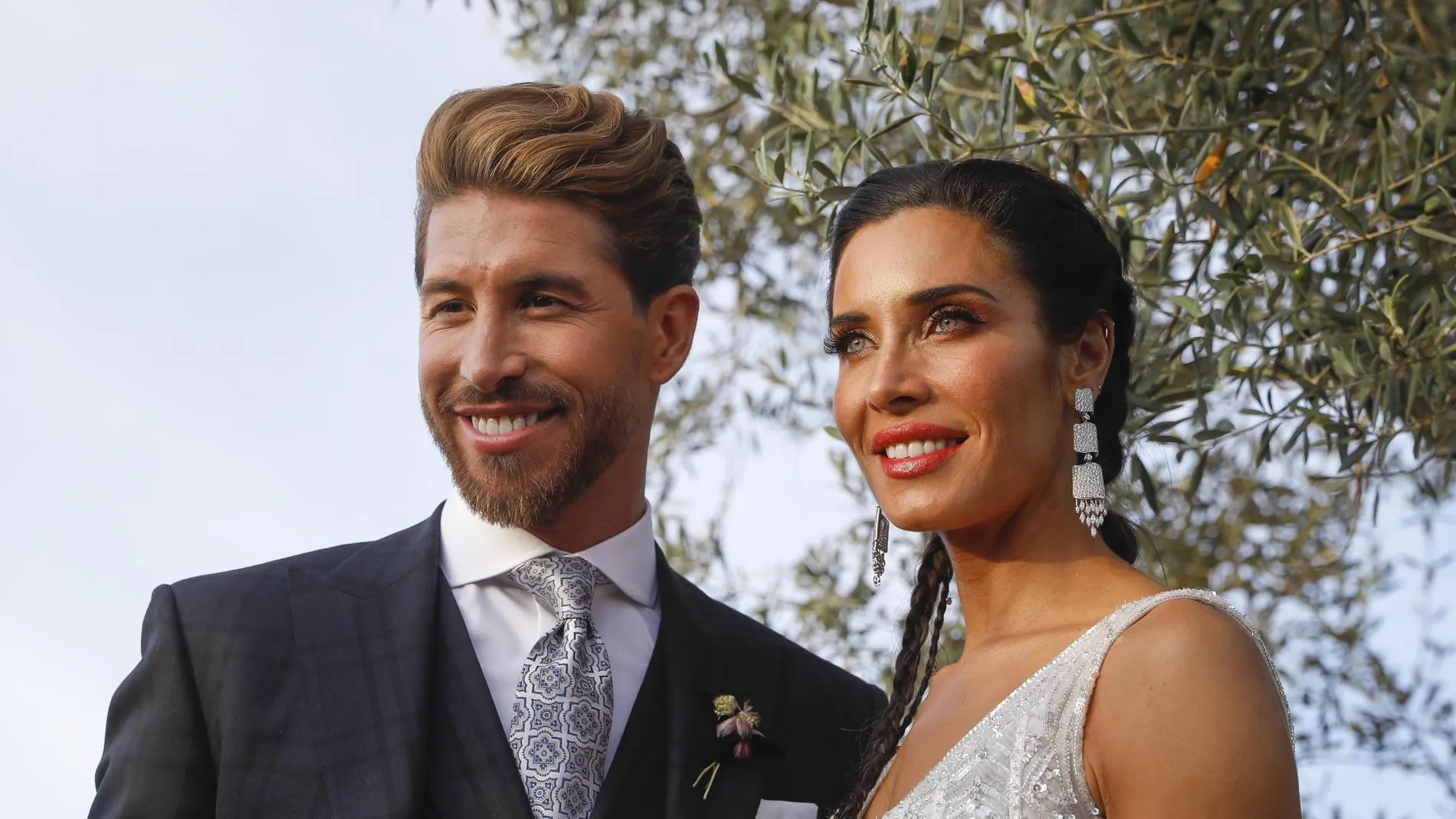 Sergio Ramos y Pilar Rubio, el día de su boda