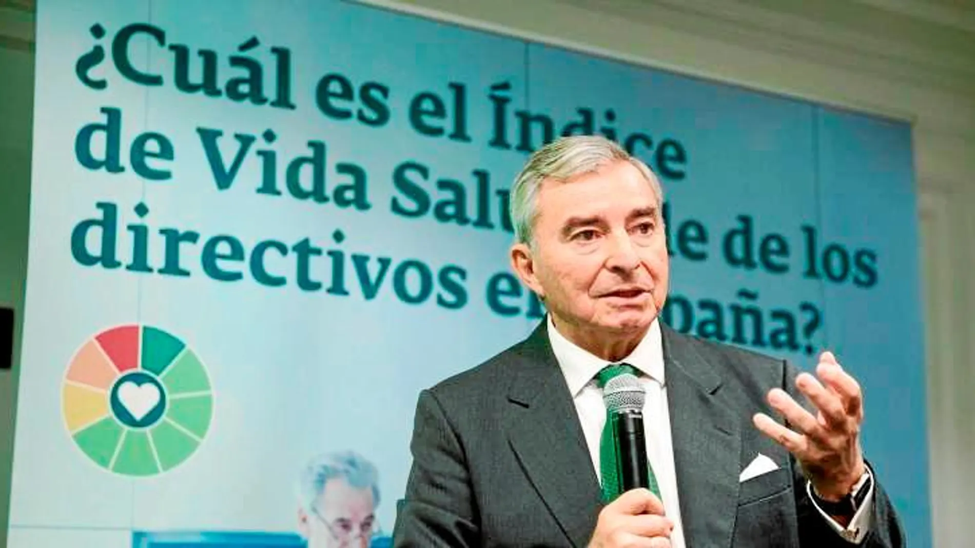 Javier Vega de Seoane, presidente de DKV, durante la presentación de los resultados