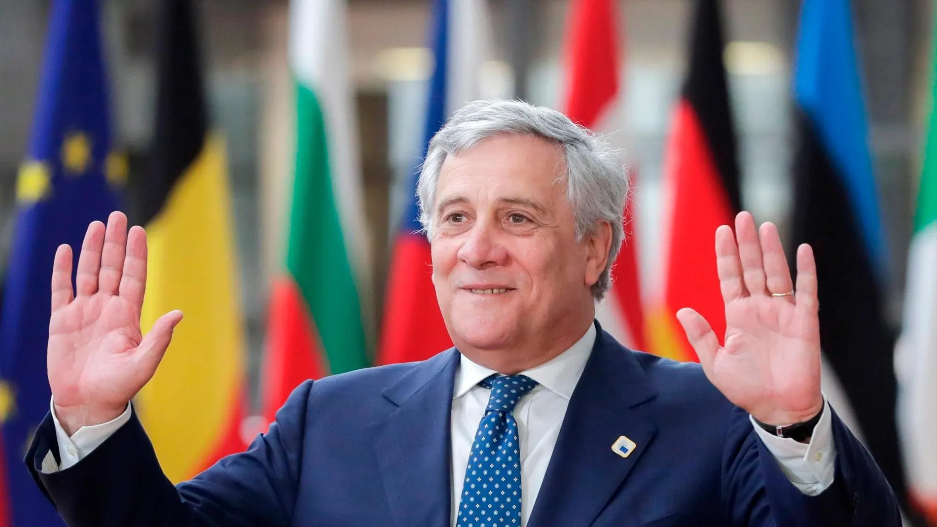 El presidente del Parlamento Europeo, Antonio Tajani