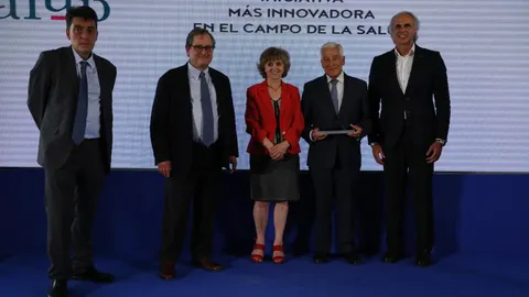 Sergio Alonso, Francisco Marhuenda, María Luisa Carcedo, Miguel Carrero y Enrique Ruiz Escudero