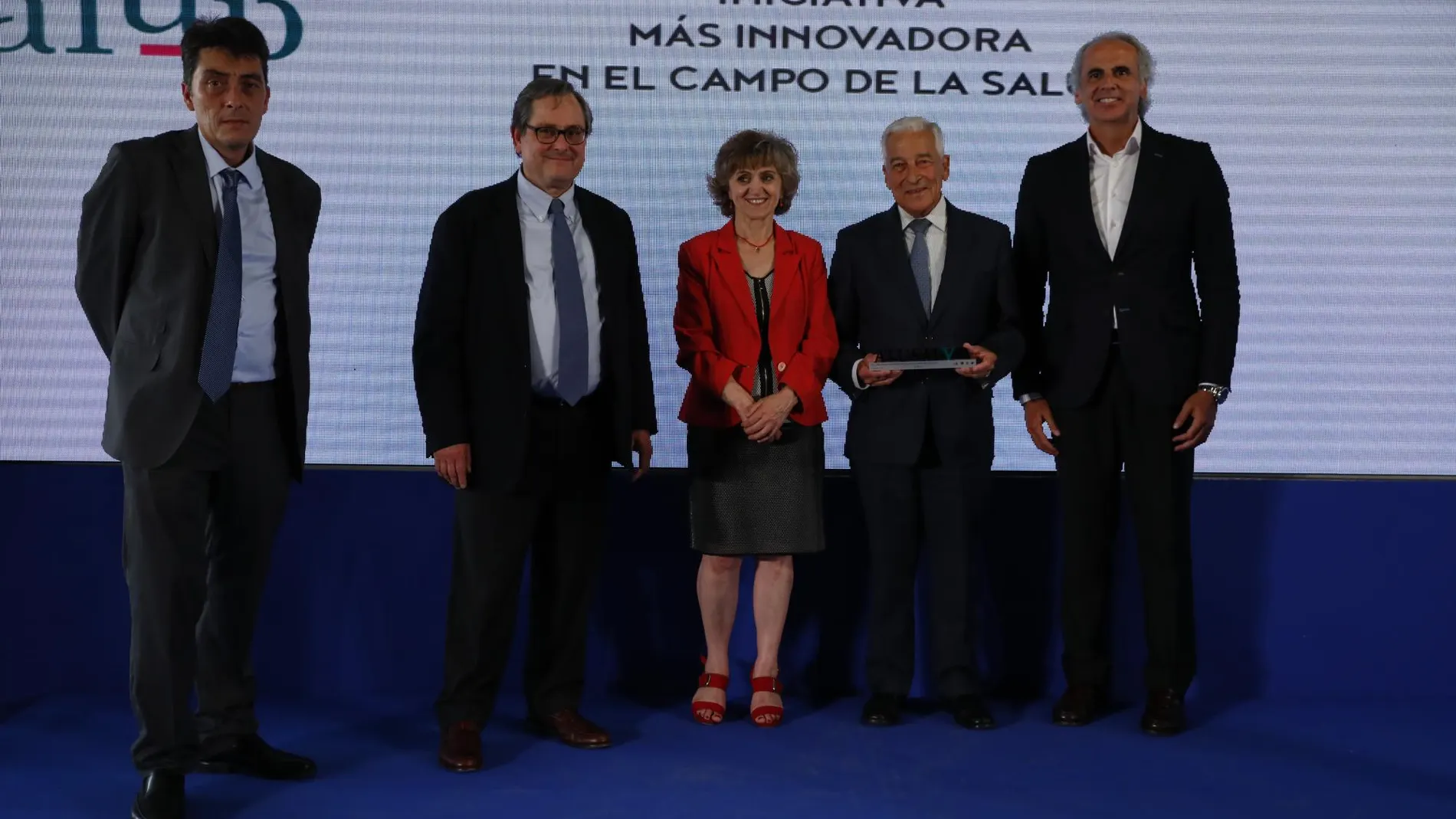 Sergio Alonso, Francisco Marhuenda, María Luisa Carcedo, Miguel Carrero y Enrique Ruiz Escudero