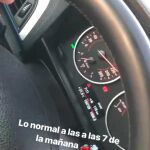 Imagen del vídeo circulando a más de 200 kilómetros por hora