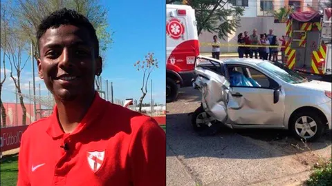 Así quedó el vehículo de Joao Maleck tras el accidente