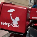 Una moto de Telepizza